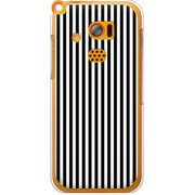 SoftBank 201K HONEY BEE用 カバー モノクロストライプベビーライン 201K-YCM2P0418-78