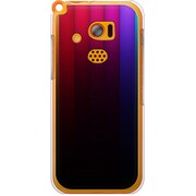 SoftBank 201K HONEY BEE用 カバー レインボーライン 201K-YCM2P0682-78