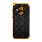 SoftBank 201K HONEY BEE用 カバー クラシックパターンデザインクイーンブラック 201K-YCM2P0758-78