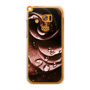 SoftBank 201K HONEY BEE用 カバー ウォーターローズクラシックデザインレッド 201K-YCM2P0767-78