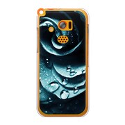 SoftBank 201K HONEY BEE用 カバー ウォーターローズクラシックデザイングリーン 201K-YCM2P0768-78
