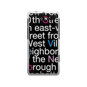 SoftBank 201M MOTOROLA RAZR M用 カバー NewYorkTypography 201M-YCM2P0001-78