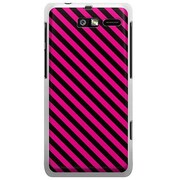 SoftBank 201M MOTOROLA RAZR M用 カバー ピンクストライプライン 201M-YCM2P0411-78