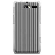 SoftBank 201M MOTOROLA RAZR M用 カバー モノクロストライプベビーライン 201M-YCM2P0418-78