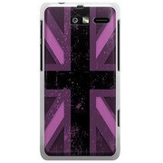 201M-YCM2P0601-78 [SoftBank 201M MOTOROLA RAZR M用 カバー ユニオンジャックコレクショングレーカラーズ♯10パープル]