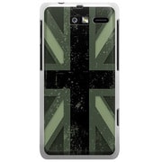 201M-YCM2P0605-78 [SoftBank 201M MOTOROLA RAZR M用 カバー ユニオンジャックコレクショングレーカラーズ♯50ダークグリーン]