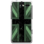 201M-YCM2P0606-78 [SoftBank 201M MOTOROLA RAZR M用 カバー ユニオンジャックコレクショングレーカラーズ♯60シルエットグリーン]