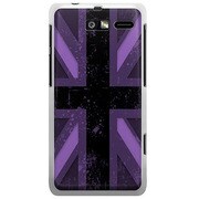 201M-YCM2P0607-78 [SoftBank 201M MOTOROLA RAZR M用 カバー ユニオンジャックコレクショングレーカラーズ♯70エッジパープル]