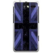 201M-YCM2P0608-78 [SoftBank 201M MOTOROLA RAZR M用 カバー ユニオンジャックコレクショングレーカラーズ♯80NYブルー]