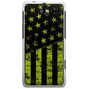 201M-YCM2P0644-78 [SoftBank 201M MOTOROLA RAZR M用 カバー ブラックアメリカンフラッグLAカラーズ♯40バージニアグリーン]