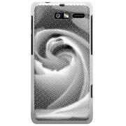 SoftBank 201M MOTOROLA RAZR M用 カバー ローズポイントグラフィックスモノクロームシャドー 201M-YCM2P0676-78
