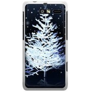 SoftBank 201M MOTOROLA RAZR M用 カバー スノークリスマスツリー 201M-YCM2P0677-78