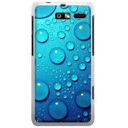SoftBank 201M MOTOROLA RAZR M用 カバー ウォーターパネルグラフィックブルー 201M-YCM2P0703-78