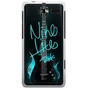 SoftBank 201M MOTOROLA RAZR M用 カバー NINELIVESロマンスギターブルー 201M-YCM2P0705-78