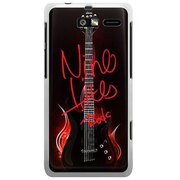 SoftBank 201M MOTOROLA RAZR M用 カバー NINELIVESロマンスギターレッド 201M-YCM2P0706-78
