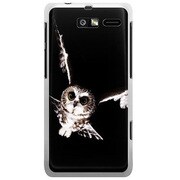 201M-YCM2P0737-78 [SoftBank 201M MOTOROLA RAZR M用 カバー PictureCollectionsフクロウの眼]