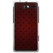 201M-YCM2P0760-78 [SoftBank 201M MOTOROLA RAZR M用 カバー クラシックパターンデザインクイーンレッド]