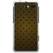 201M-YCM2P0761-78 [SoftBank 201M MOTOROLA RAZR M用 カバー クラシックパターンデザインクイーンゴールド]