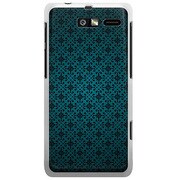 201M-YCM2P0762-78 [SoftBank 201M MOTOROLA RAZR M用 カバー クラシックパターンデザインクイーングリーン]