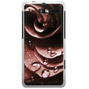 201M-YCM2P0767-78 [SoftBank 201M MOTOROLA RAZR M用 カバー ウォーターローズクラシックデザインレッド]
