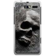 201M-YCM2P0776-78 [SoftBank 201M MOTOROLA RAZR M用 カバー SkullBullittA]