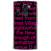 202F-YCM2P0002-78 [SoftBank 202F ARROWS A用 カバー NewYorkTypographyピンク]