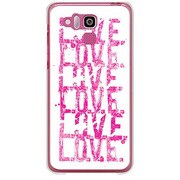 202K-YCM2P0470-78 [SoftBank 202K DIGNO R用 カバー LOVE.LOVE.LOVE.TheWhite]