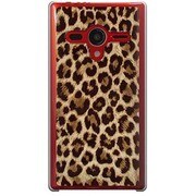 203SH-YCM2P0012-78 [SoftBank 203SH AQUOS PHONE Xx用 カバー ヒョウ柄クラシックゴールド]