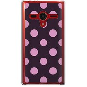 203SH-YCM2P0015-78 [SoftBank 203SH AQUOS PHONE Xx用 カバー ベビードット アフタヌーンピンク]