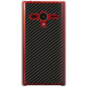 203SH-YCM2P0016-78 [SoftBank 203SH AQUOS PHONE Xx用 カバー ブラックカーボンパターン]