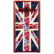 203SH-YCM2P0018-78 [SoftBank 203SH AQUOS PHONE Xx用 カバー ユニオンジャックコレクションフローラル]