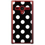 203SH-YCM2P0042-78 [SoftBank 203SH AQUOS PHONE Xx用 カバー DotPatternクラシックブラック]