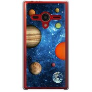 203SH-YCM2P0047-78 [SoftBank 203SH AQUOS PHONE Xx用 カバー スペースプラネットブルー]