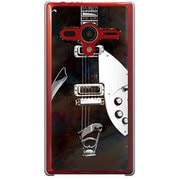 203SH-YCM2P0056-78 [SoftBank 203SH AQUOS PHONE Xx用 カバー バックインブラックギター]