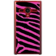 203SH-YCM2P0076-78 [SoftBank 203SH AQUOS PHONE Xx用 カバー ゼブラ柄ビッグピンク]