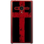 203SH-YCM2P0079-78 [SoftBank 203SH AQUOS PHONE Xx用 カバー イングランドブラック]