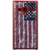 203SH-YCM2P0095-78 [SoftBank 203SH AQUOS PHONE Xx用 カバー アメリカンフラッグビンテージ]