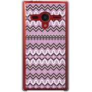 203SH-YCM2P0101-78 [SoftBank 203SH AQUOS PHONE Xx用 カバー 北欧柄ウィンターピンク]
