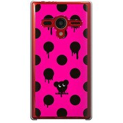 203SH-YCM2P0113-78 [SoftBank 203SH AQUOS PHONE Xx用 カバー AcidMouseDotPatternマウスピンク]