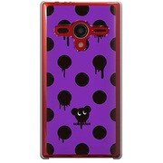 203SH-YCM2P0114-78 [SoftBank 203SH AQUOS PHONE Xx用 カバー AcidMouseDotPatternマウスパープル]