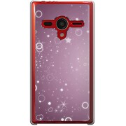 203SH-YCM2P0122-78 [SoftBank 203SH AQUOS PHONE Xx用 カバー パープルライトプラチナム]