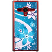203SH-YCM2P0124-78 [SoftBank 203SH AQUOS PHONE Xx用 カバー ビューティーフラワー]