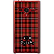 203SH-YCM2P0127-78 [SoftBank 203SH AQUOS PHONE Xx用 カバー チェック柄コレクションLondon]