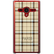 203SH-YCM2P0128-78 [SoftBank 203SH AQUOS PHONE Xx用 カバー チェック柄コレクションParis]
