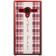 203SH-YCM2P0159-78 [SoftBank 203SH AQUOS PHONE Xx用 カバー チェック柄コレクションbeauty]