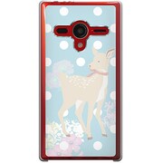203SH-YCM2P0173-78 [SoftBank 203SH AQUOS PHONE Xx用 カバー 小鹿のワルツ]