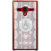 203SH-YCM2P0174-78 [SoftBank 203SH AQUOS PHONE Xx用 カバー ホワイティシャンデリア]