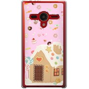 203SH-YCM2P0183-78 [SoftBank 203SH AQUOS PHONE Xx用 カバー お菓子の家]