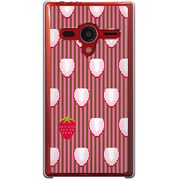 203SH-YCM2P0187-78 [SoftBank 203SH AQUOS PHONE Xx用 カバー ストロベリーチョコレート]