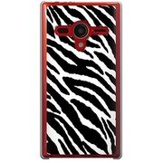 203SH-YCM2P0193-78 [SoftBank 203SH AQUOS PHONE Xx用 カバー ゼブラ柄クラシックホワイト]